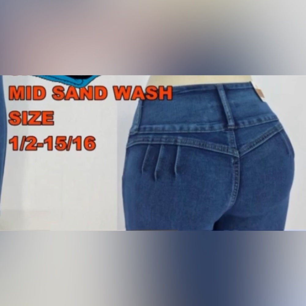 PEEK-A-BOO stretch jeans